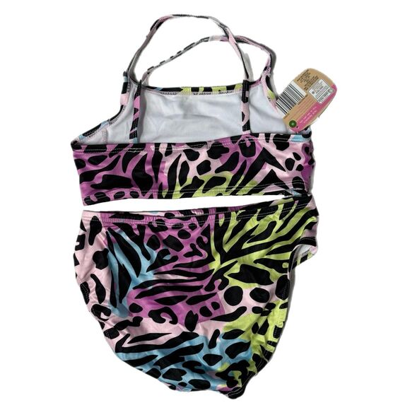 NWT Girls Two piece swimsuit Sz M - Picture 2 of 3
